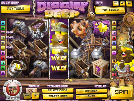 Diggin Deep Slot game