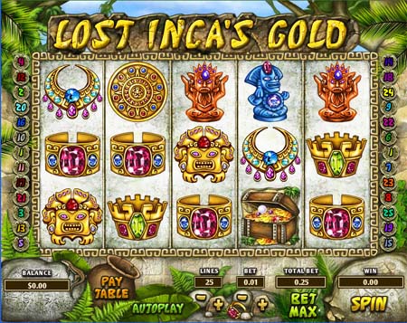 Lost Inca's Gold Slot Game