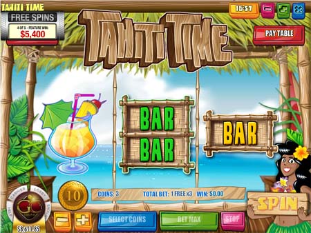 Tahiti Time Slot Game