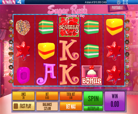 Sugar Rush Valentine's Day slot