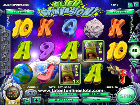 Alien Spinvasion slot